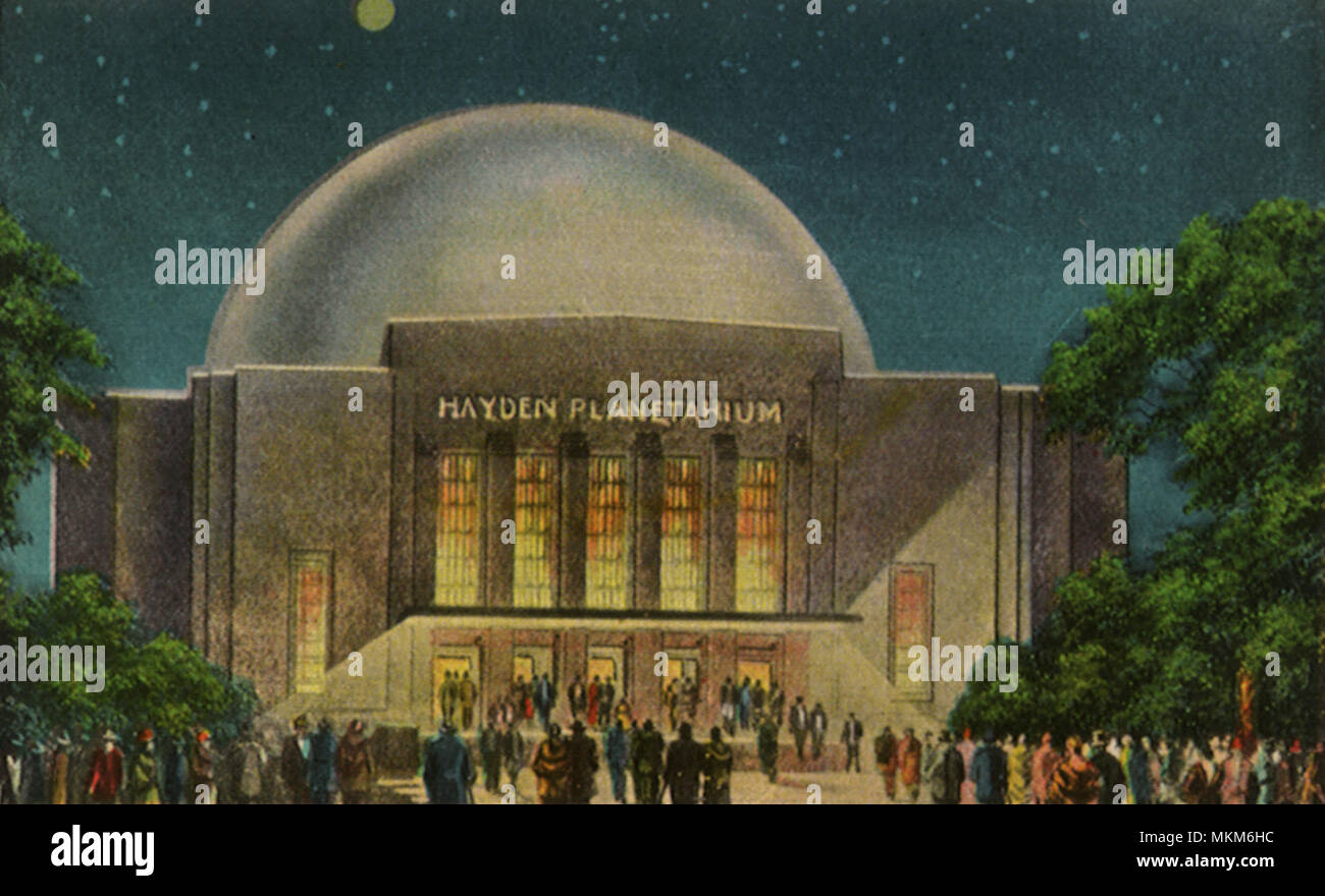 Planetario Hayden. La città di New York. Foto Stock