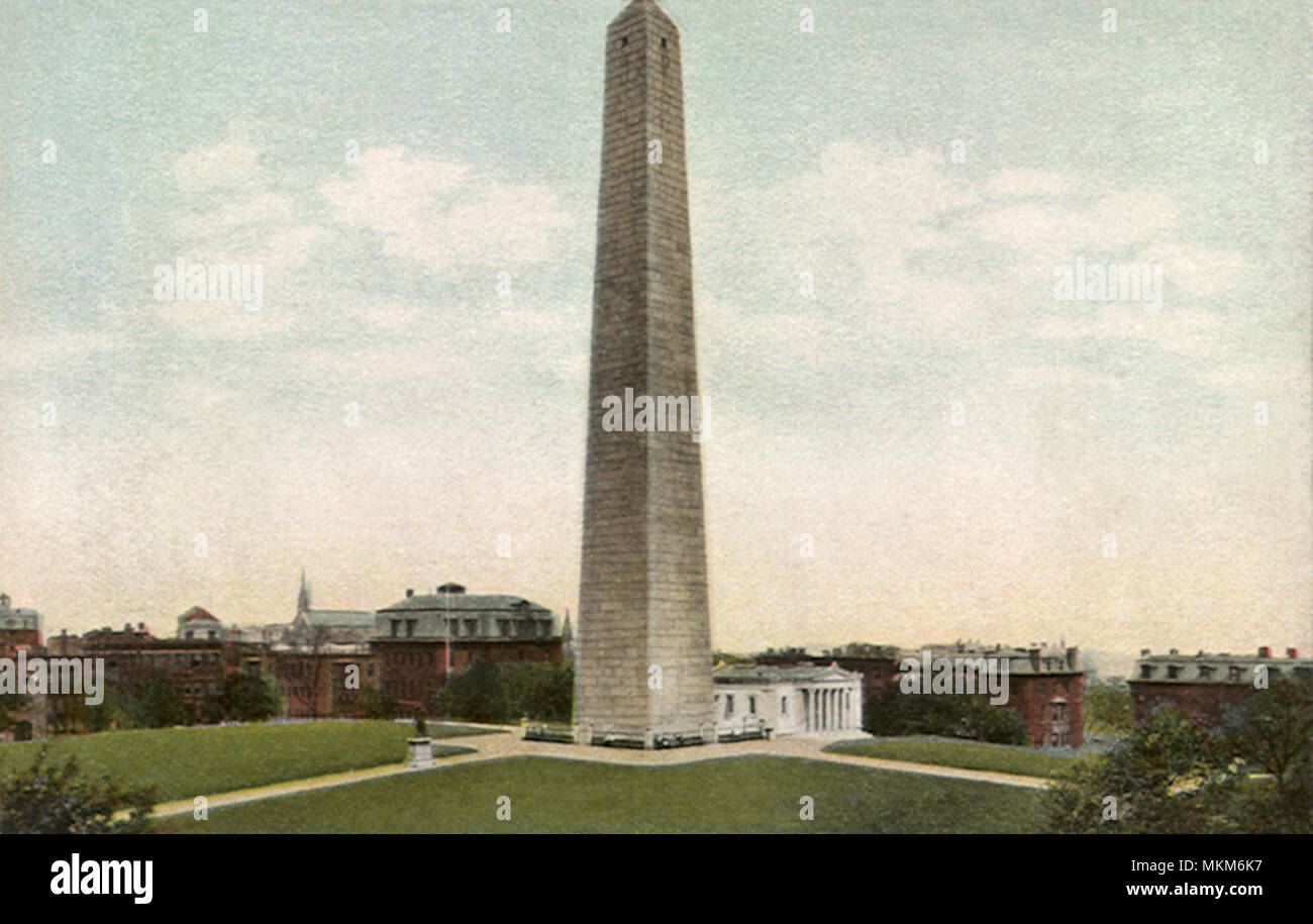 Monumento di Bunker Hill. Boston. Foto Stock
