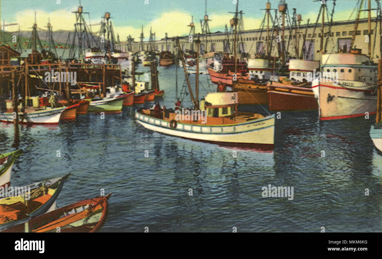 Barche da pesca. San Francisco. Foto Stock