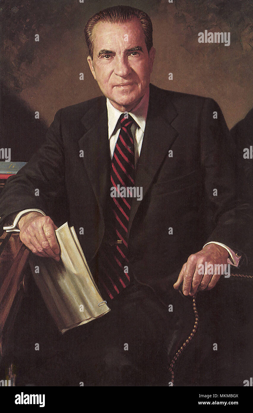 Richard Nixon Foto Stock