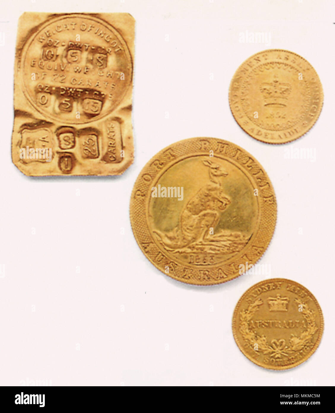 Australian Monetazione Aurea Foto Stock