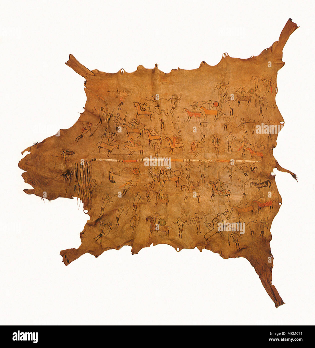 Manto dipinto Foto Stock