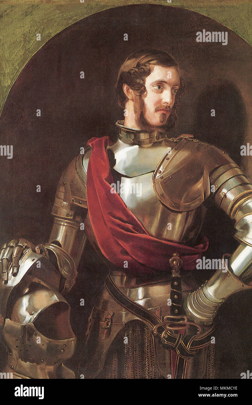 Knight in Shining Armor 1839 Foto Stock
