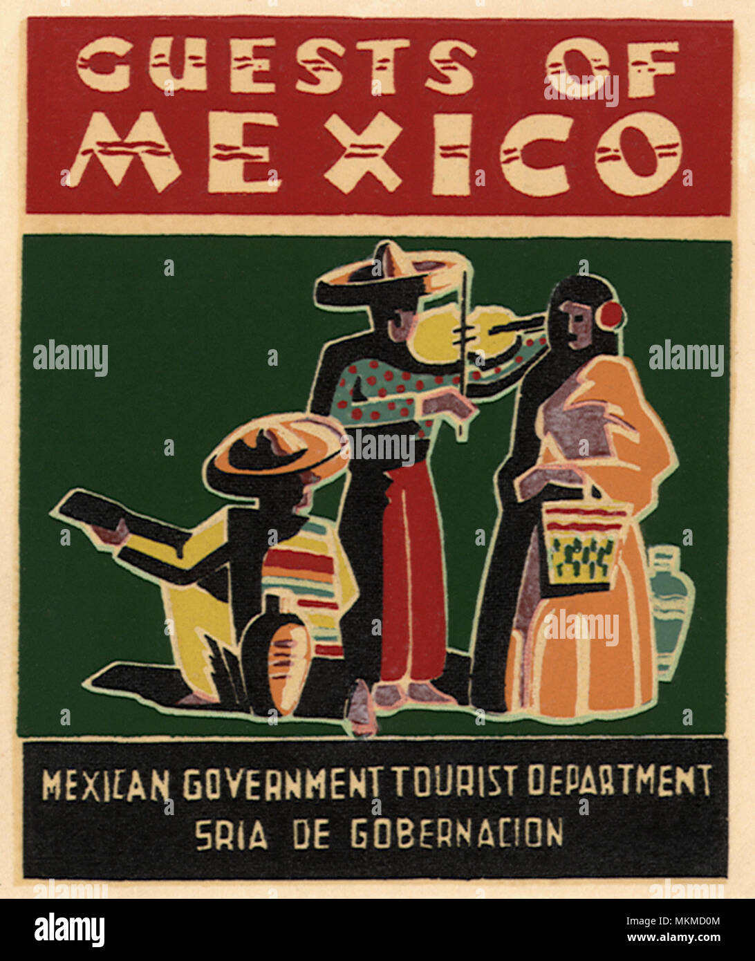 Poster vintage messico immagini e fotografie stock ad alta risoluzione