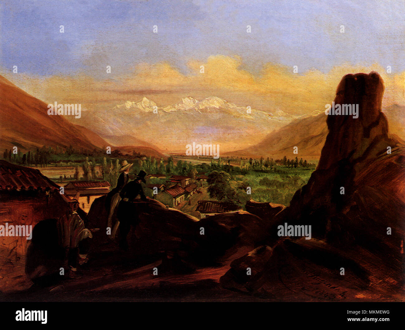 Visualizzare nei dintorni di Lima Foto Stock