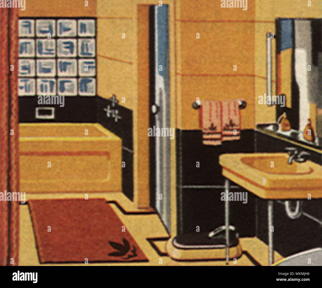 Sala da bagno Foto Stock