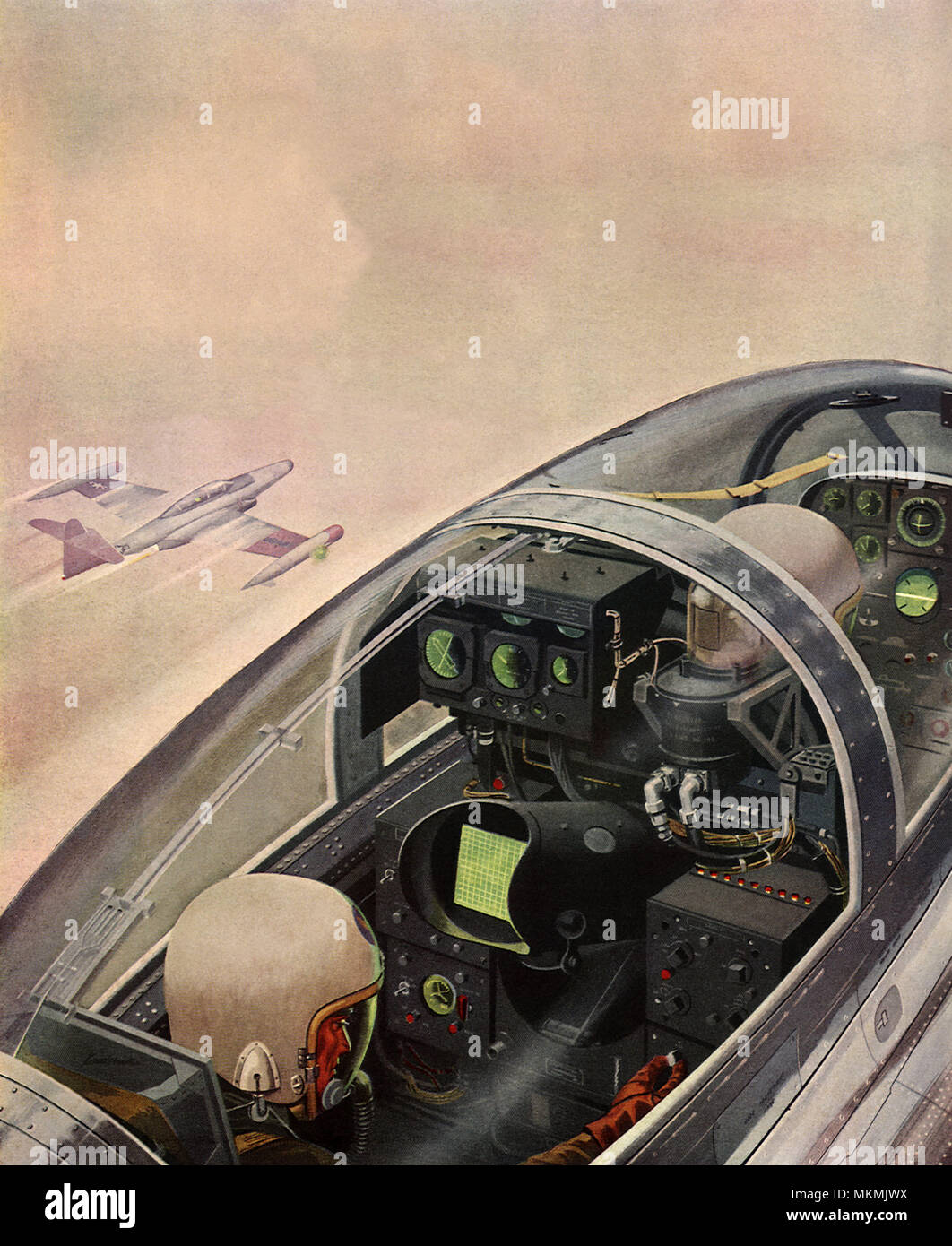 Bombardiere interno Foto Stock