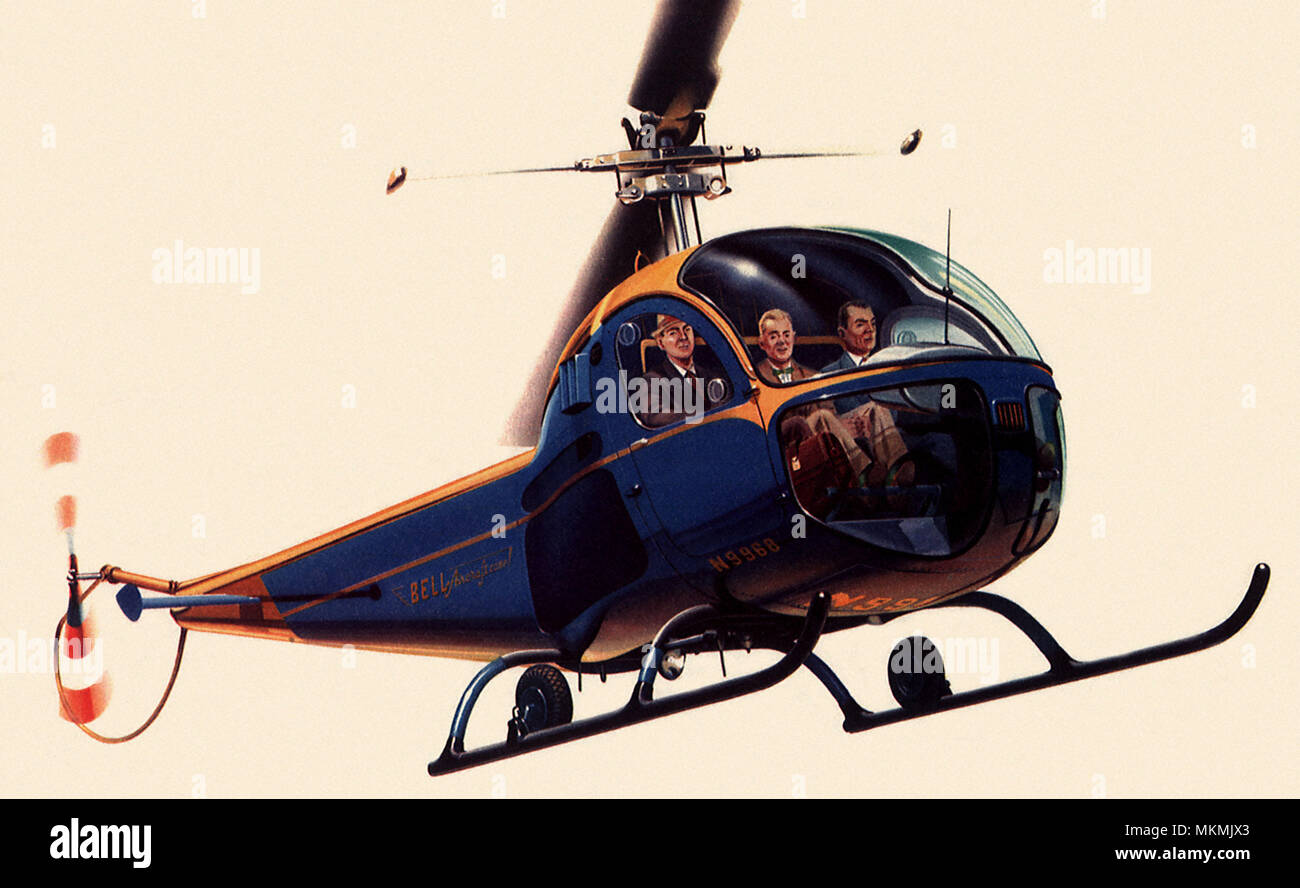 I dirigenti Heliborne Foto Stock