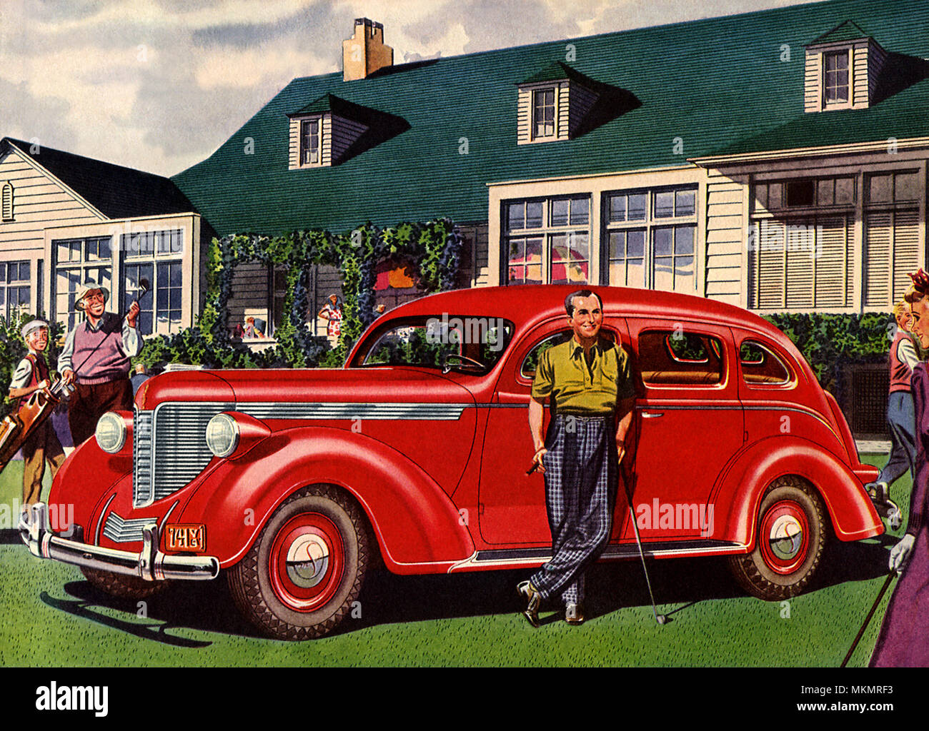 1938 Lincoln Zephyr Foto Stock