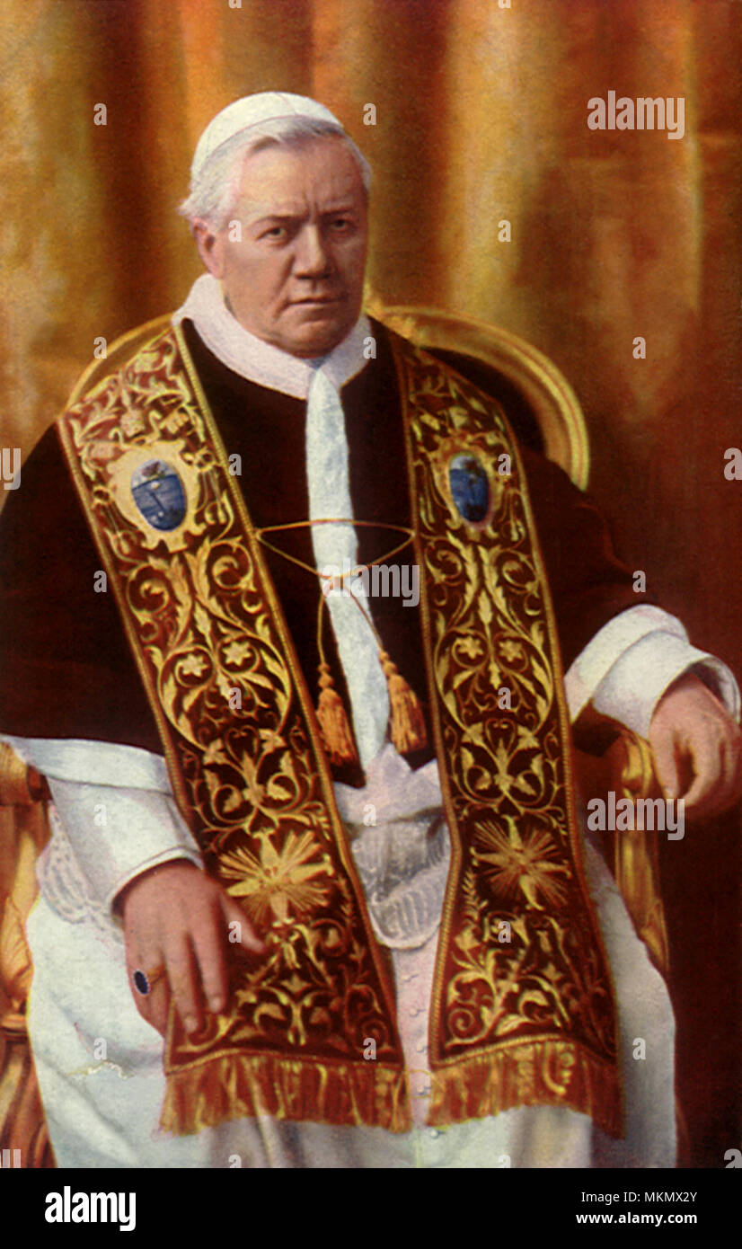 Papa Pio X Foto stock Alamy