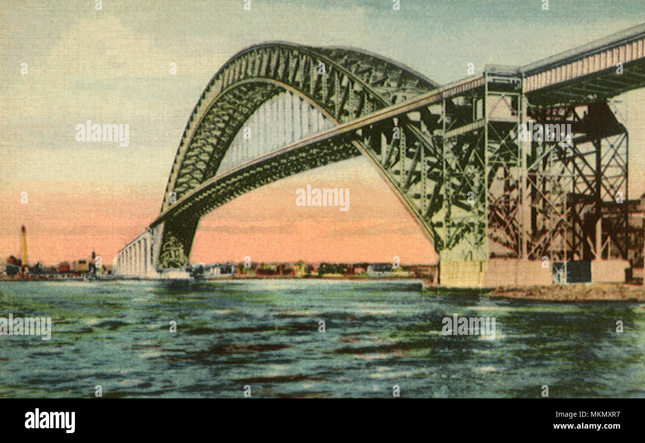 Bayonne Bridge. Bayonne. Foto Stock