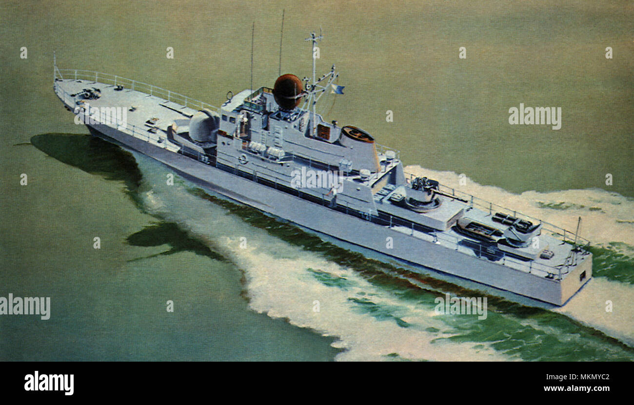 Piccola Nave da Guerra Foto Stock