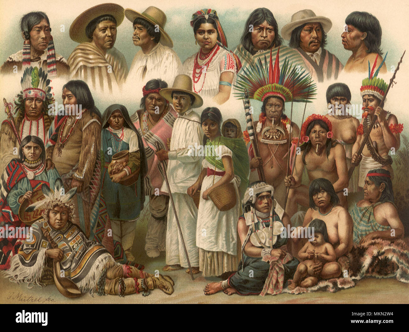 Popoli Nativi Foto Stock