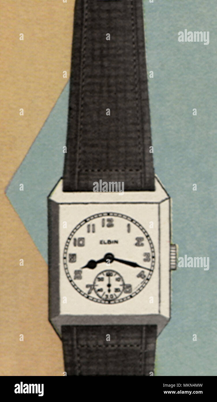 Orologio rettangolare Foto stock - Alamy