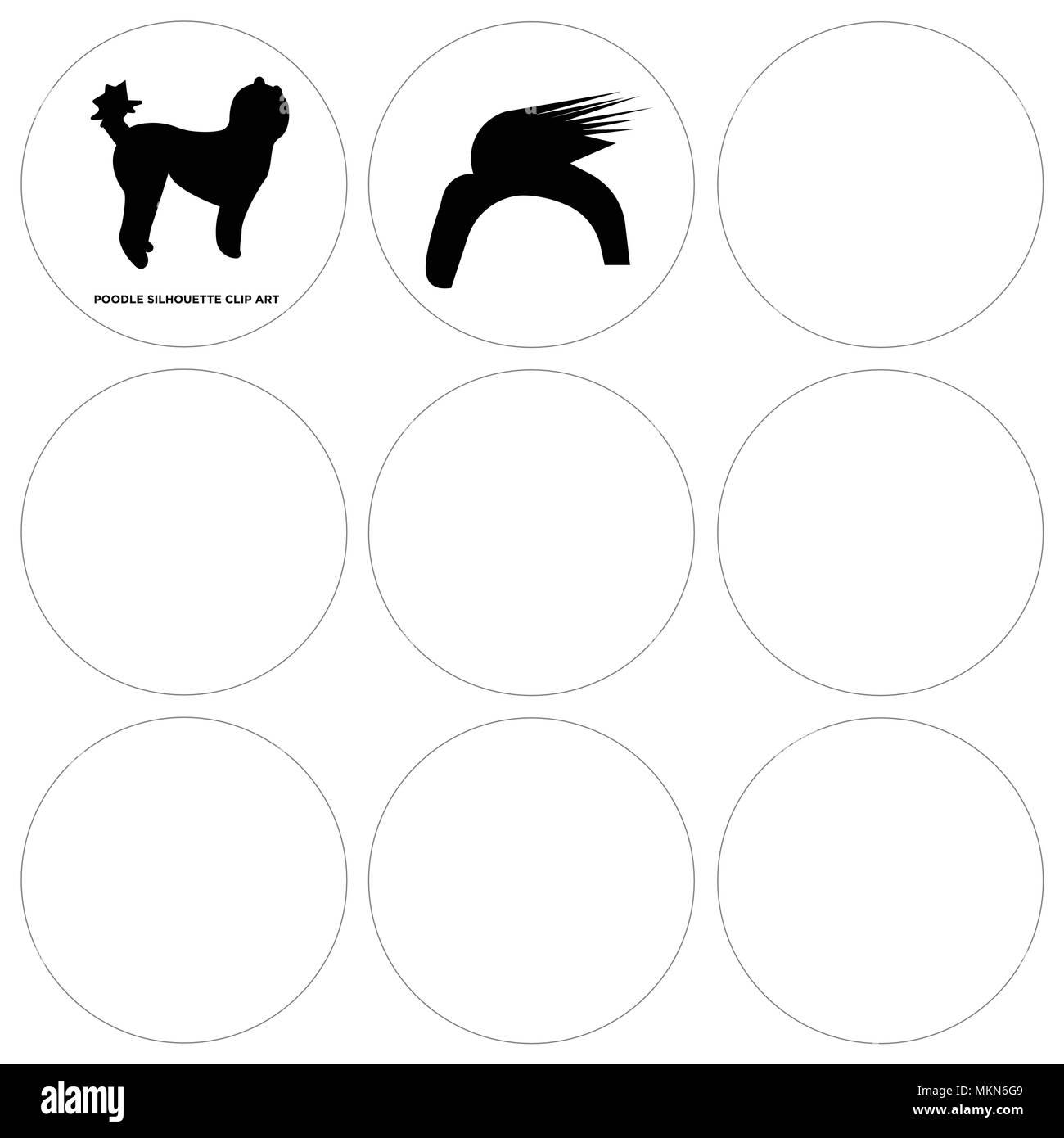 Set di 9 semplici icone modificabili quali Fort Worth sky, libero nashville sf Donald Trump capelli, edmonton barboncino di Edimburgo, dayton può essere utilizzato per il mobile, Illustrazione Vettoriale