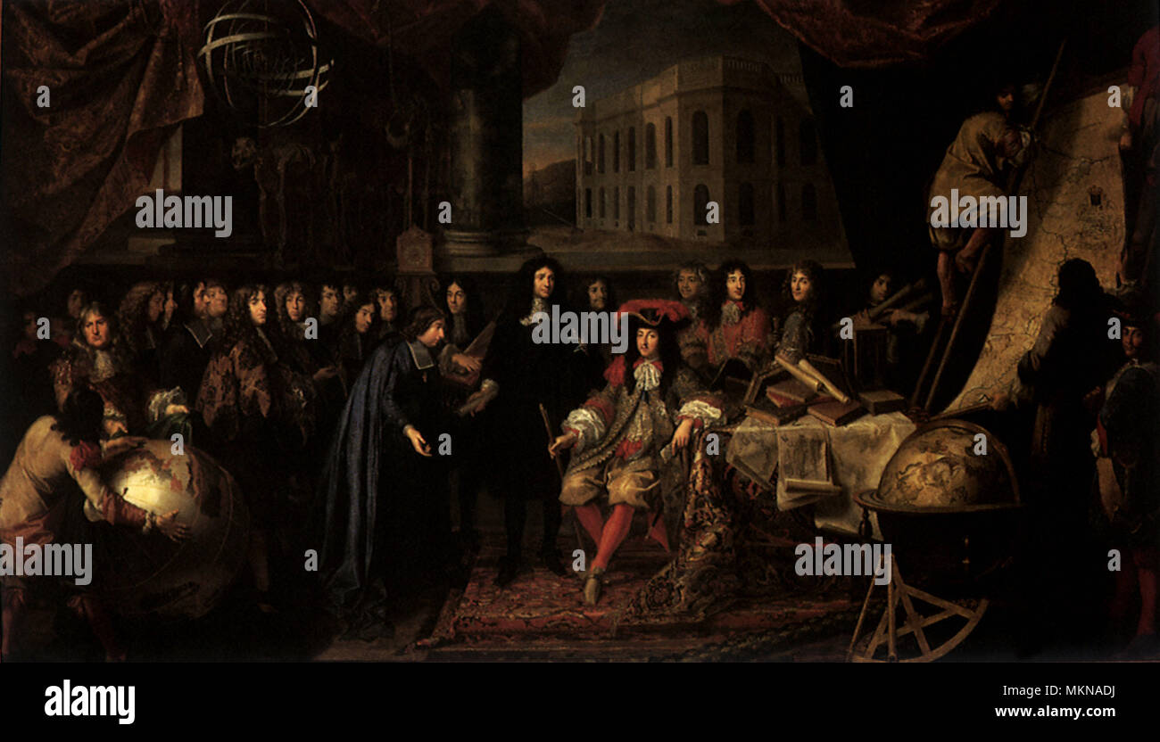 Udienza con il re Luigi XIV 1667 Foto Stock