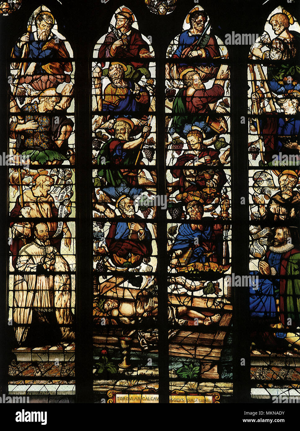 Cristo in vetro macchiato Foto Stock