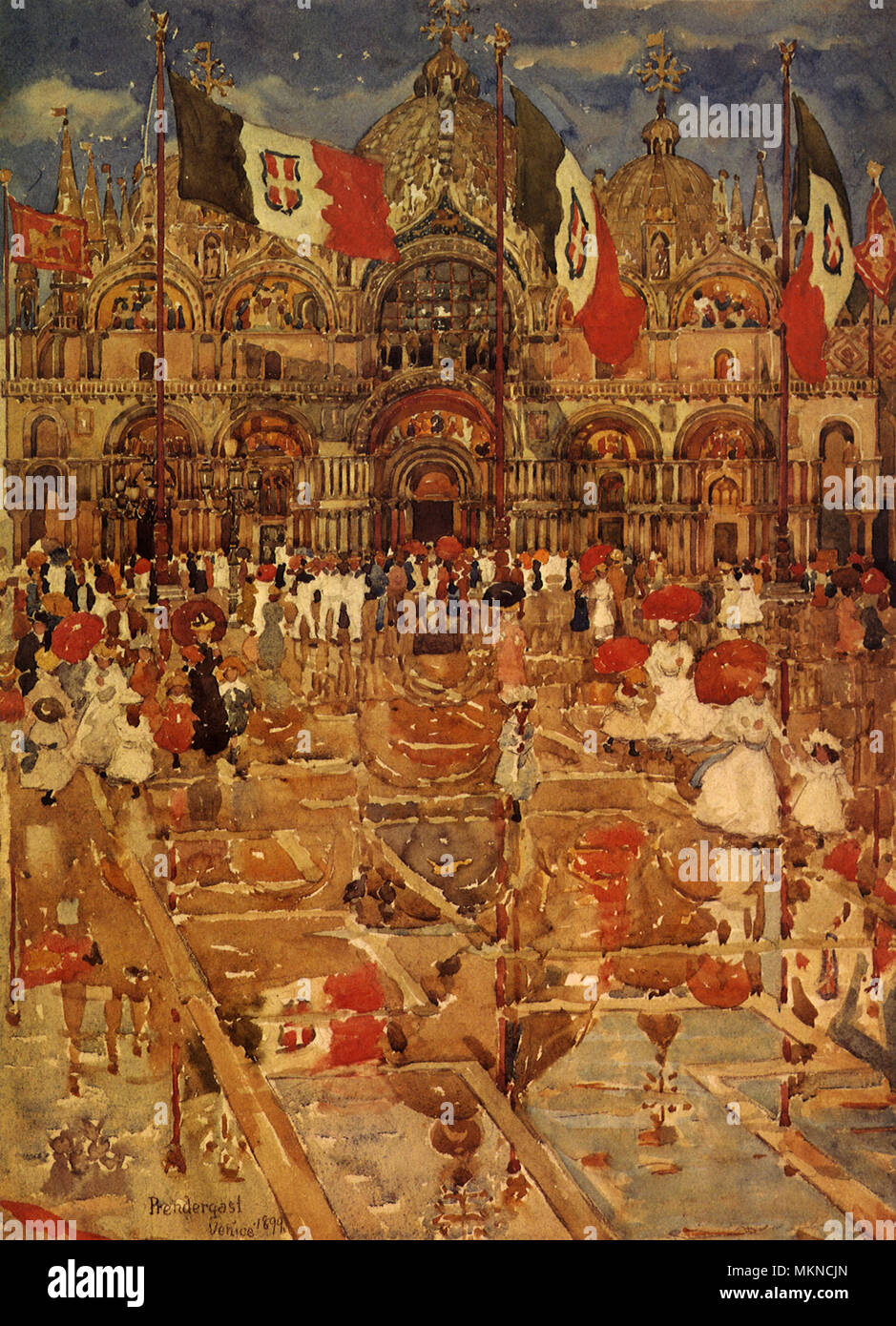 Piazza San Marco, Venezia Foto Stock