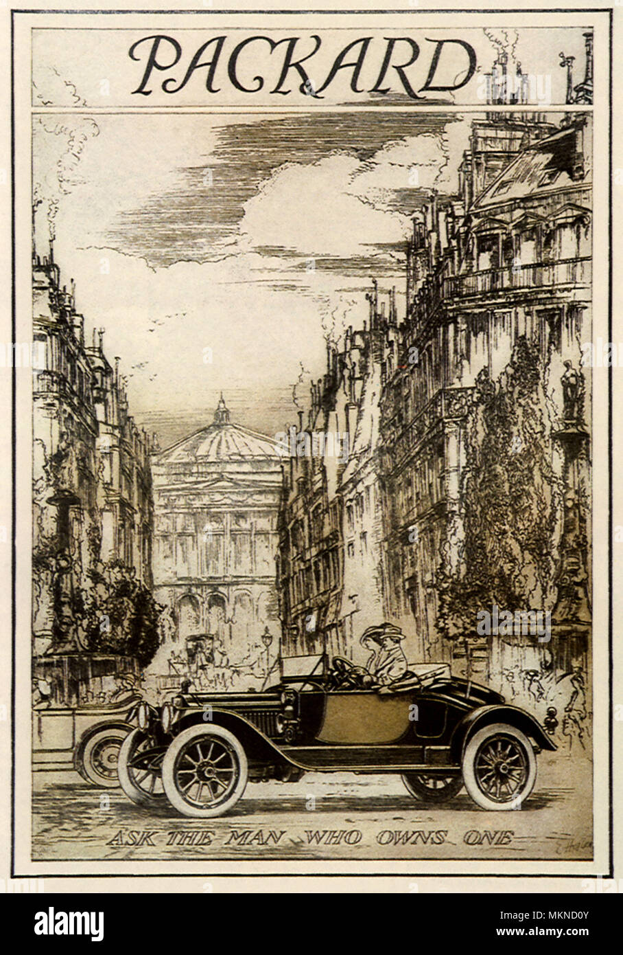 Packard Phantom in Parigi Foto Stock