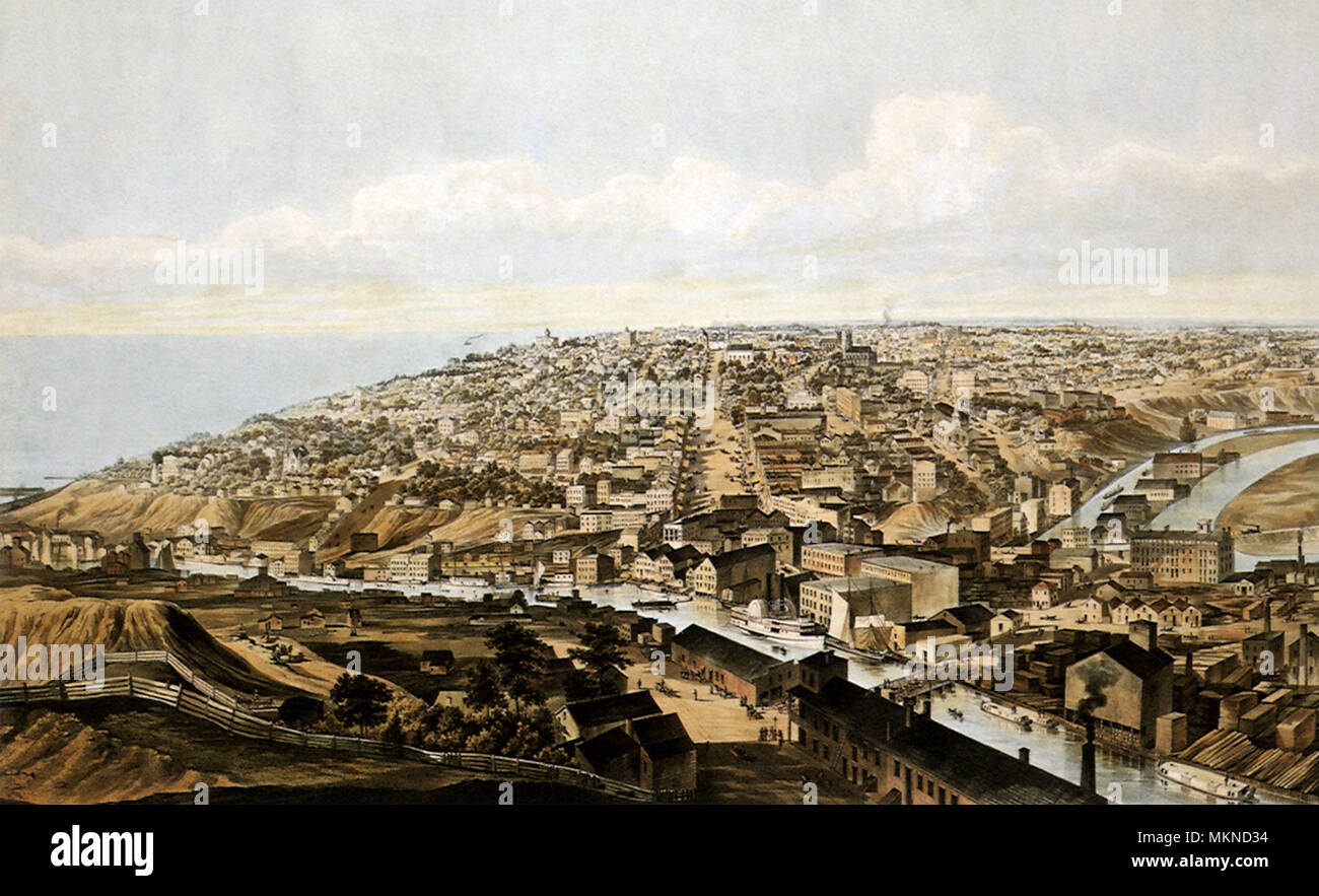 Cleveland 1853 Foto Stock