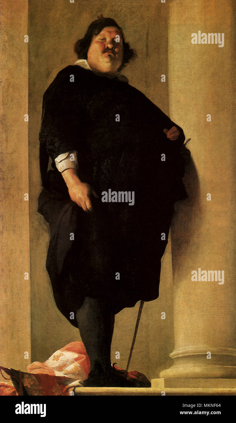 Il generale toscano Alessandro del Borro 1645 Foto Stock