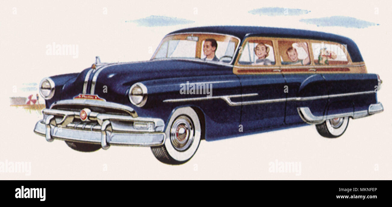 1953 Pontiac Dual-Streak Foto Stock