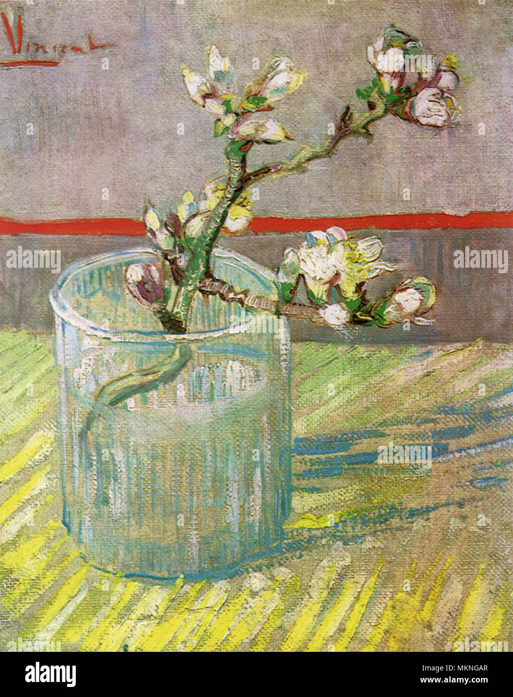 Ramo di mandorlo fiorito van gogh immagini e fotografie stock ad alta