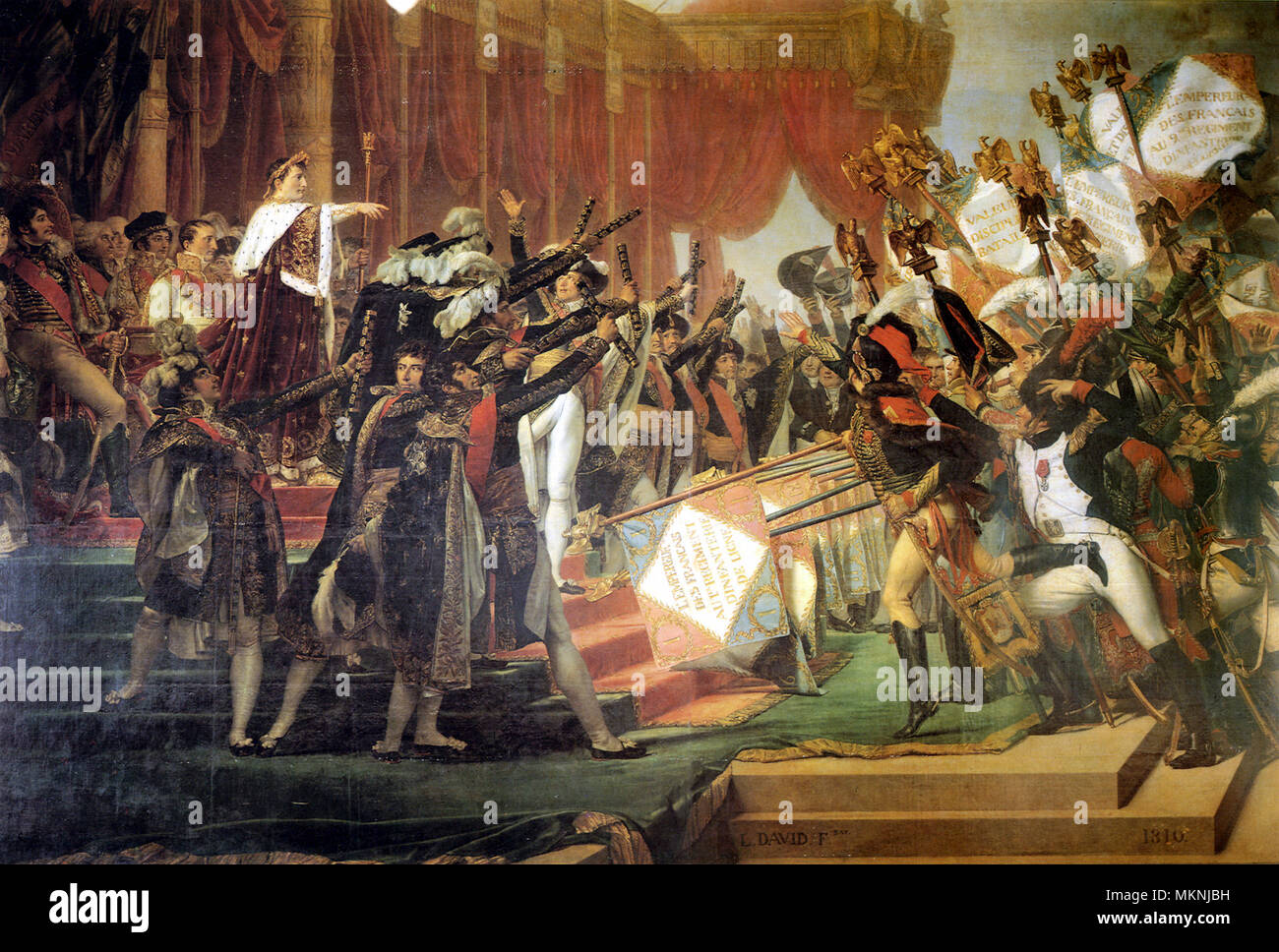 La distribuzione di Eagle 1810 Foto Stock
