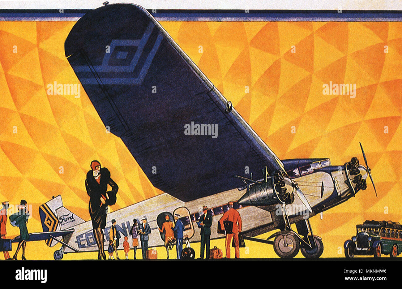 Piano di sbarco Foto Stock