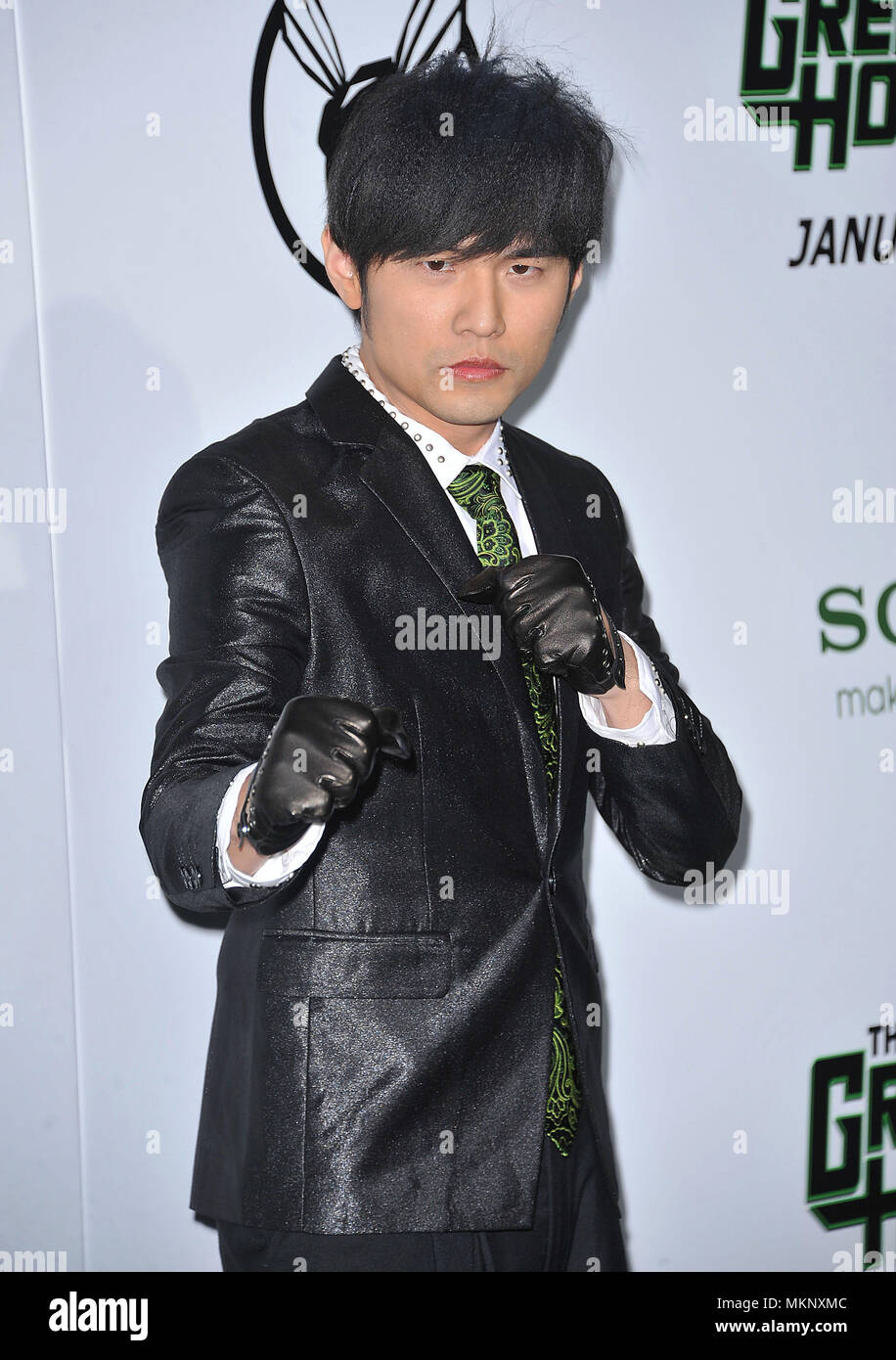 Jay Chou - il Hornet verde Premiere al Chinese Theatre di Los Angeles.a_Jay Chou_06 Red Carpet Event, verticale, STATI UNITI D'AMERICA, industria cinematografica, celebrità, fotografia, Bestof, arte cultura e intrattenimento, Topix celebrità moda / Verticale, meglio di, evento nella vita di Hollywood - California, moquette rossa e dietro le quinte, USA, industria cinematografica, celebrità, movie celebrità, personaggi televisivi, musica celebrità, fotografia, Bestof, arte cultura e intrattenimento, Topix, headshot, verticale, una persona, dall'anno , 2011, inchiesta tsuni@Gamma-USA.com Foto Stock