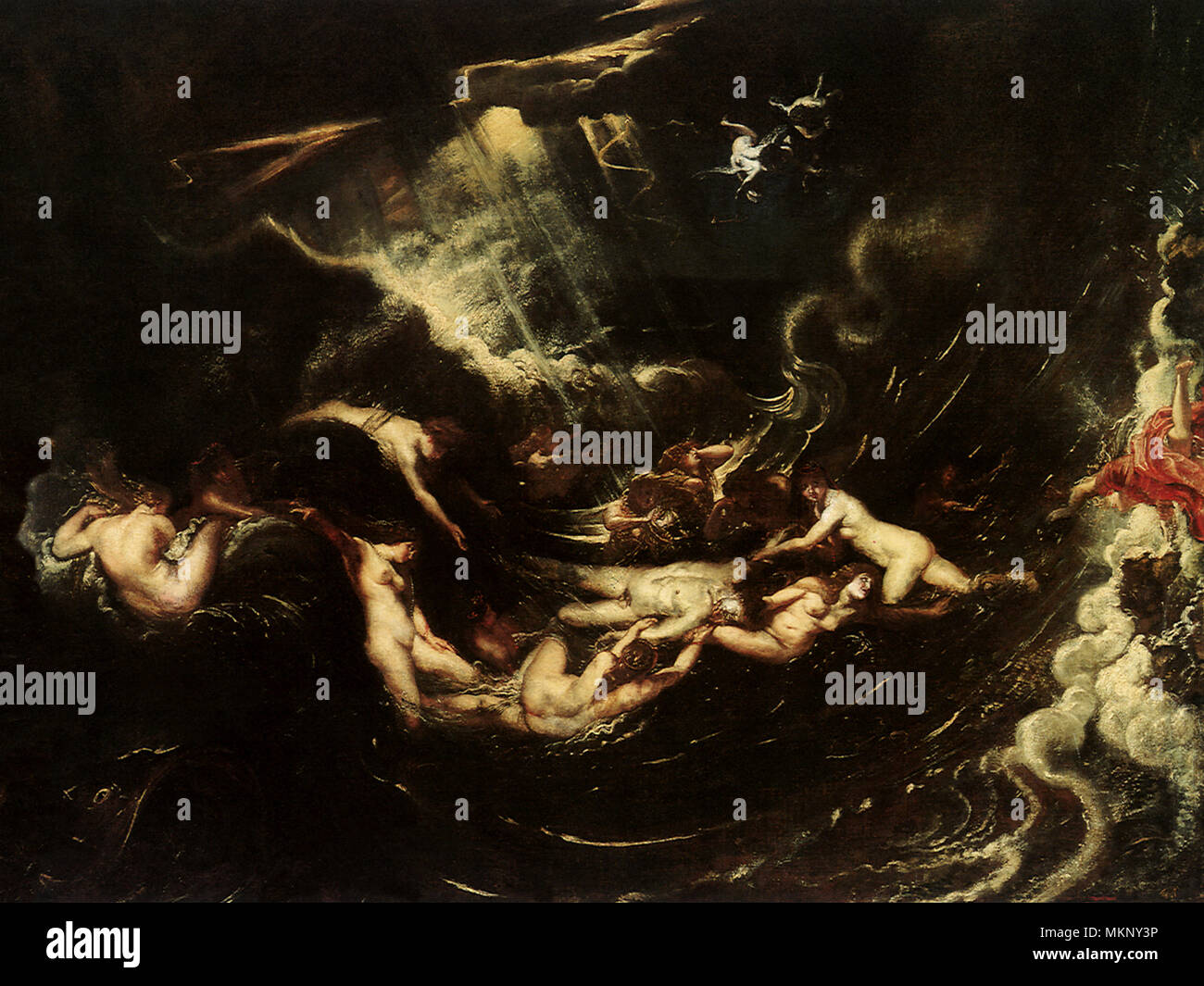 Hero e Leander Foto Stock