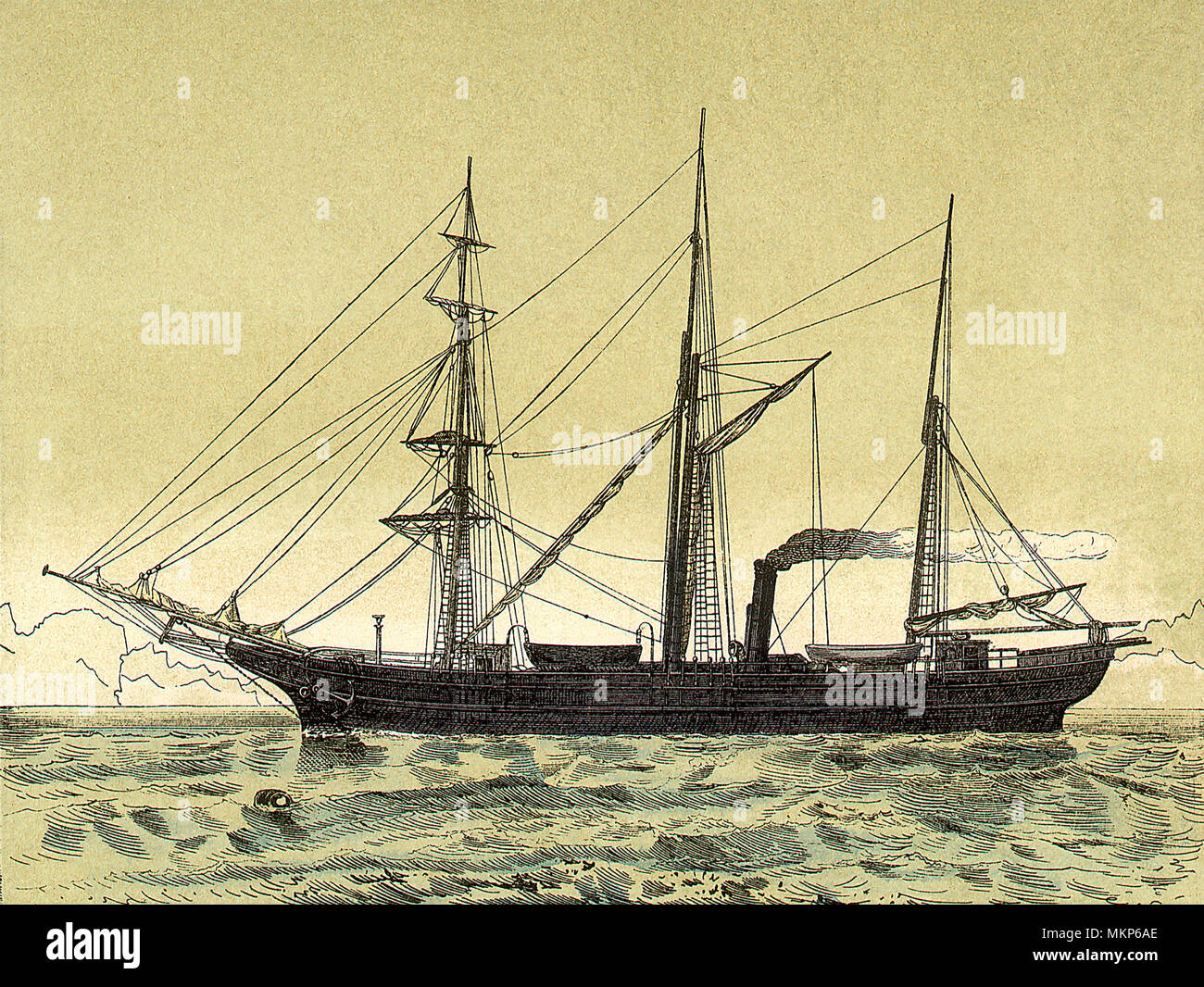 Full Steam Ahead Foto Stock