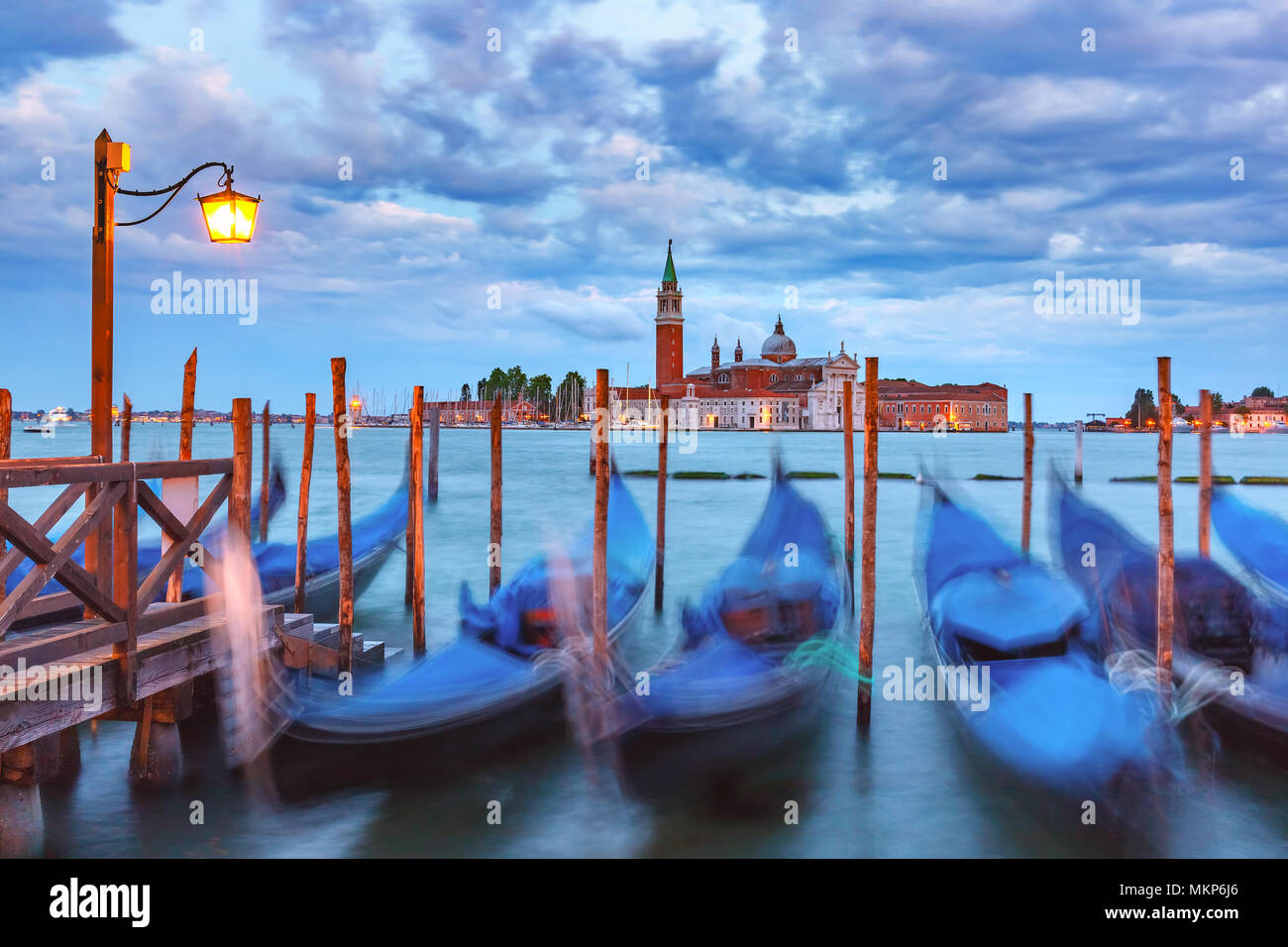 Chiesa di San Giorgio Maggiore a Venezia, Italia Foto Stock
