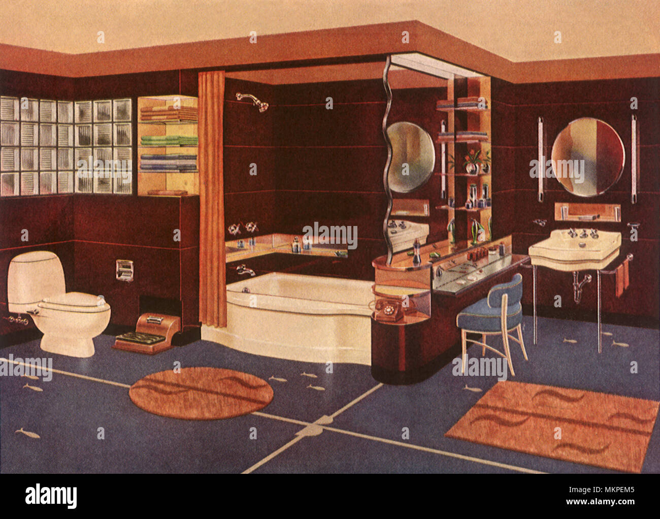 Bagno di lusso Foto Stock