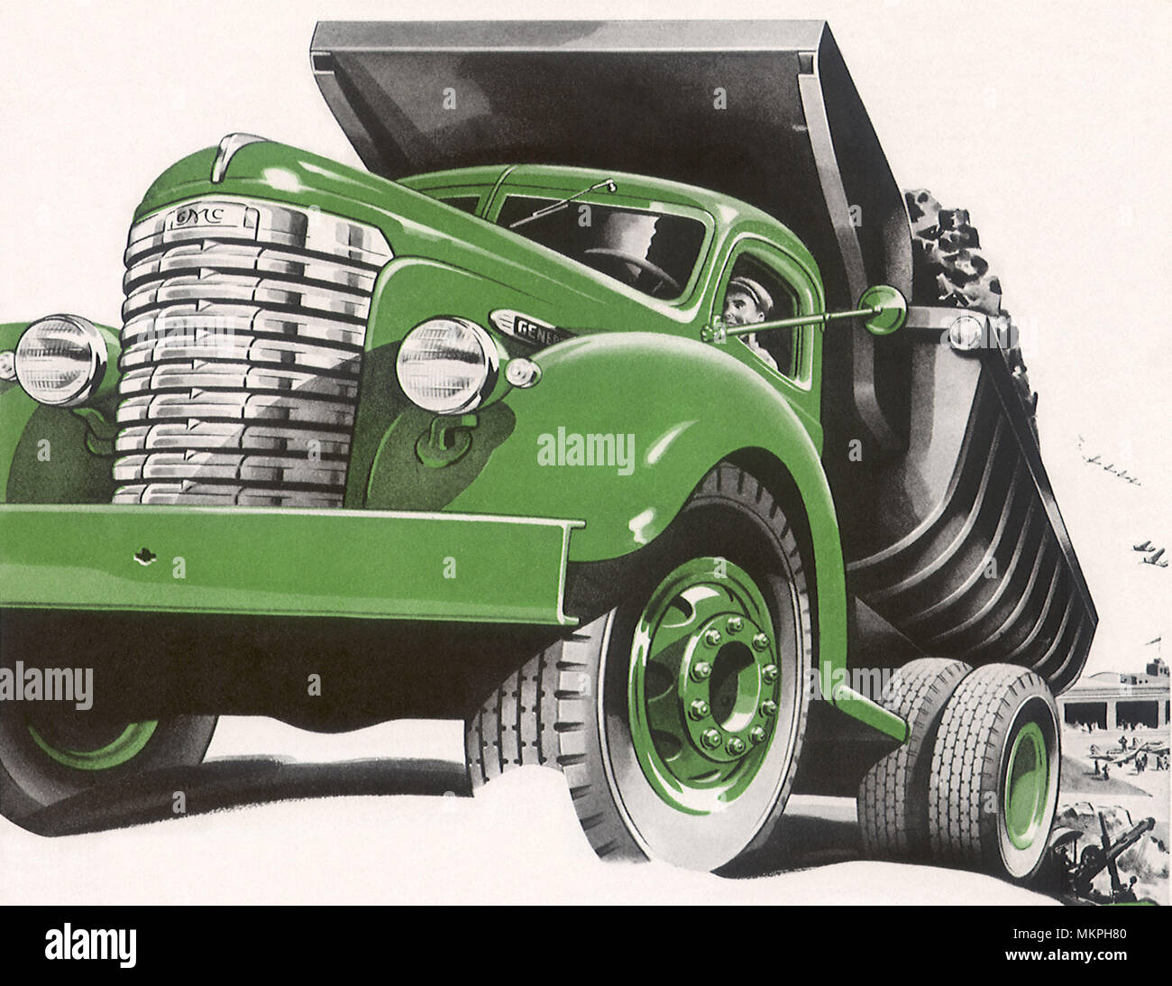 Autocarro Con Cassone Ribaltabile KrAZ Immagine Edoriale - Immagine