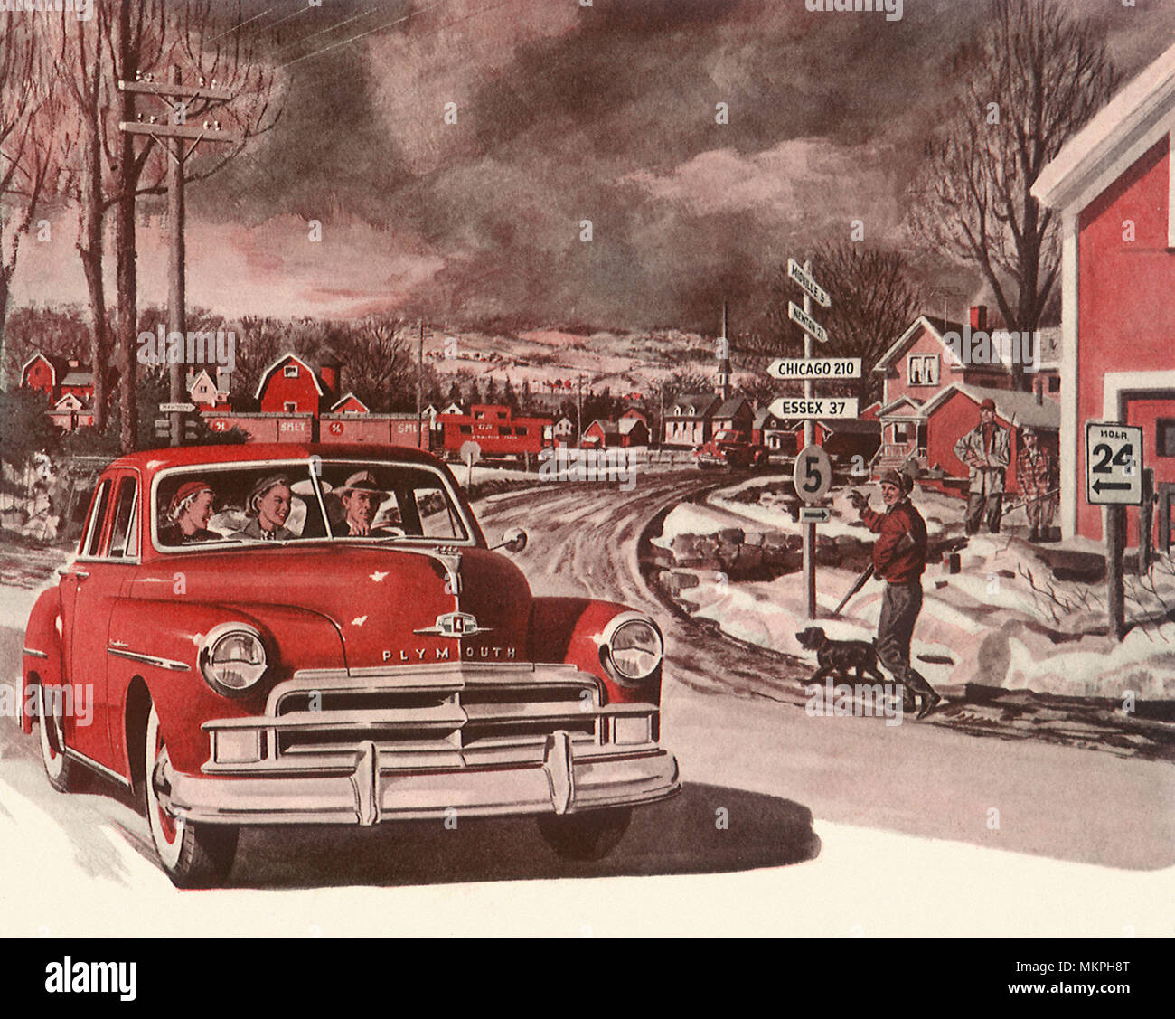 1952 Plymouth Foto Stock