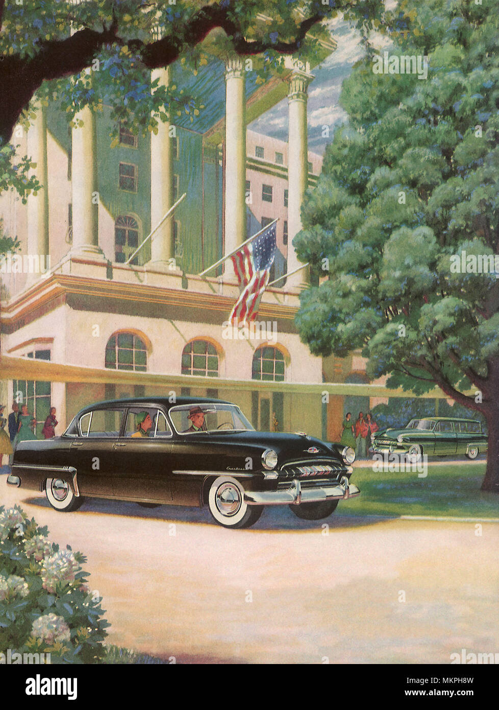 1953 Plymouth Cranbrook Sedan Foto Stock