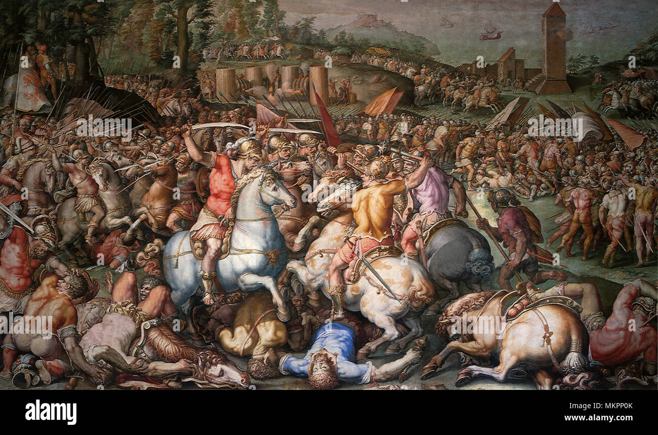 Assalto a Pisa 1565 Foto Stock