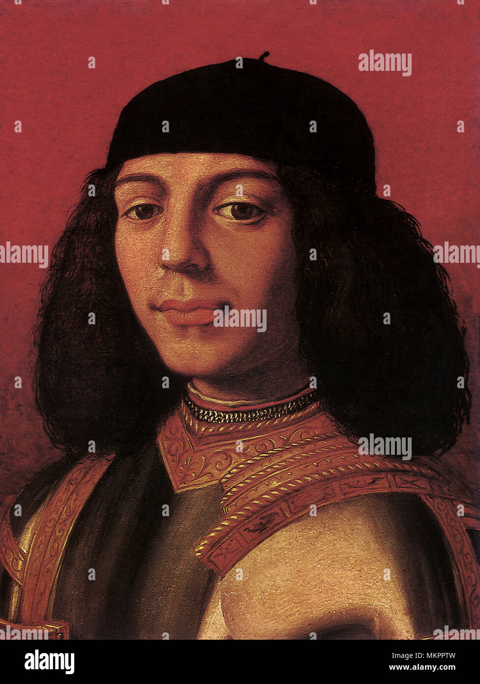Ritratto di Piero de' Medici, figlio di Lorenzo Foto Stock