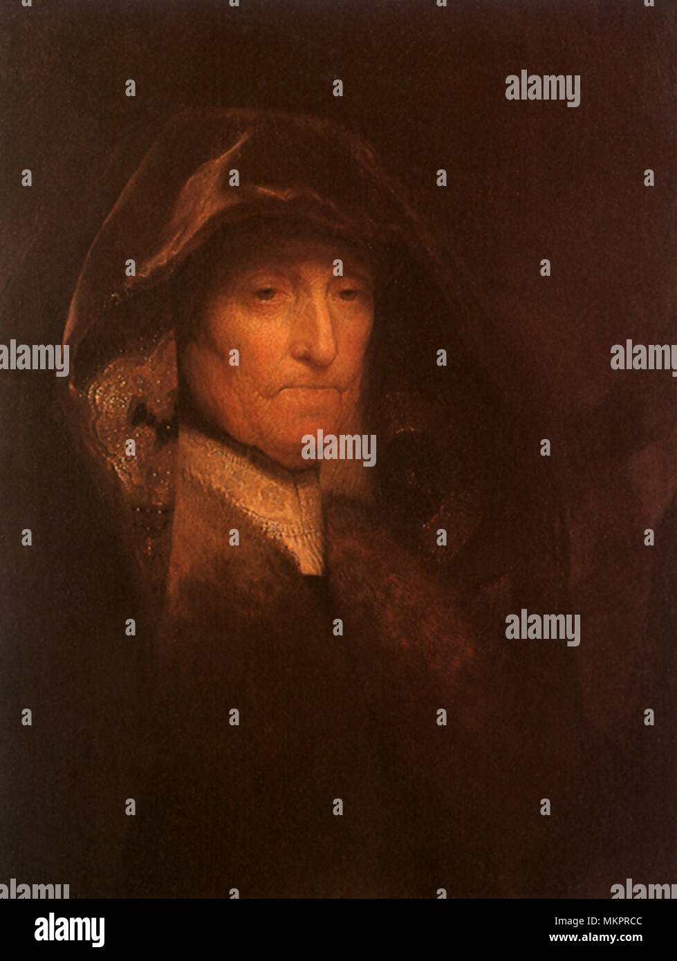 Rembrandt la Madre come una figura storica Foto Stock
