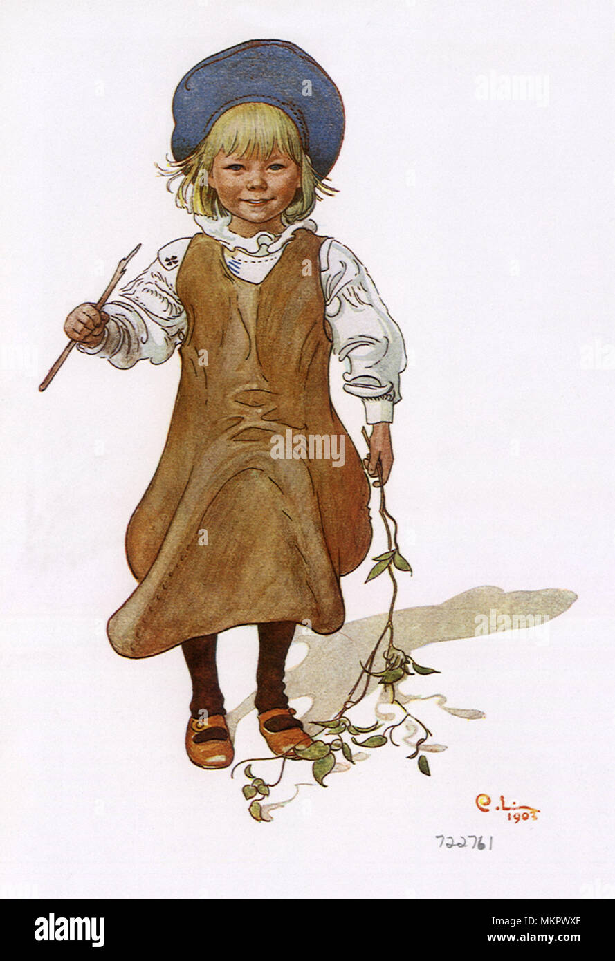 Esbjörn, pesca Foto Stock