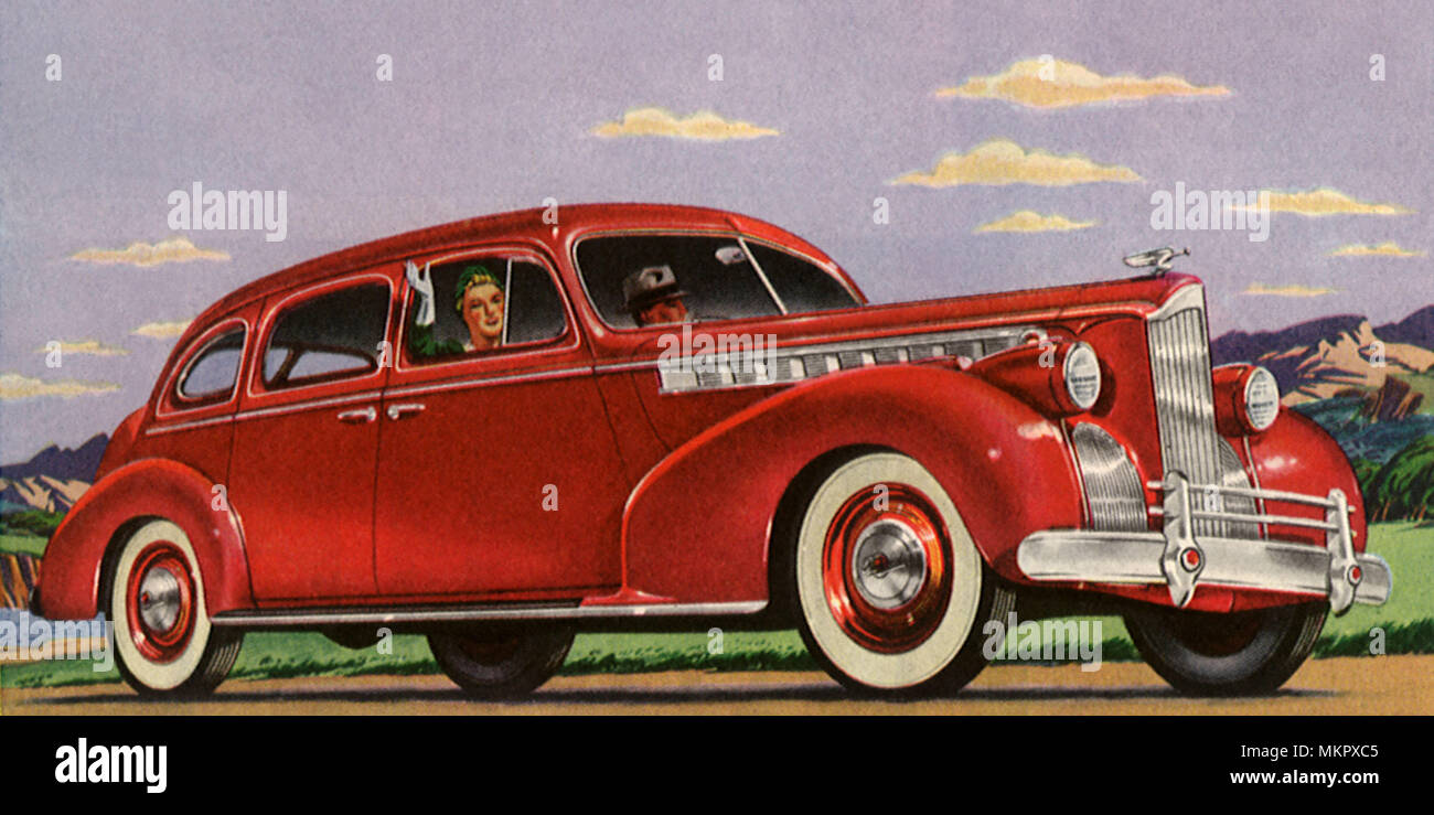 1939 Packard Super-8 One-Sixty Touring Sedan Foto Stock