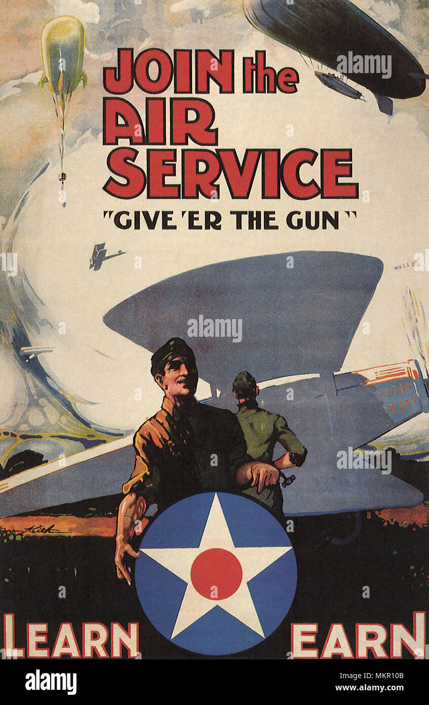 Unire il servizio aereo Foto Stock