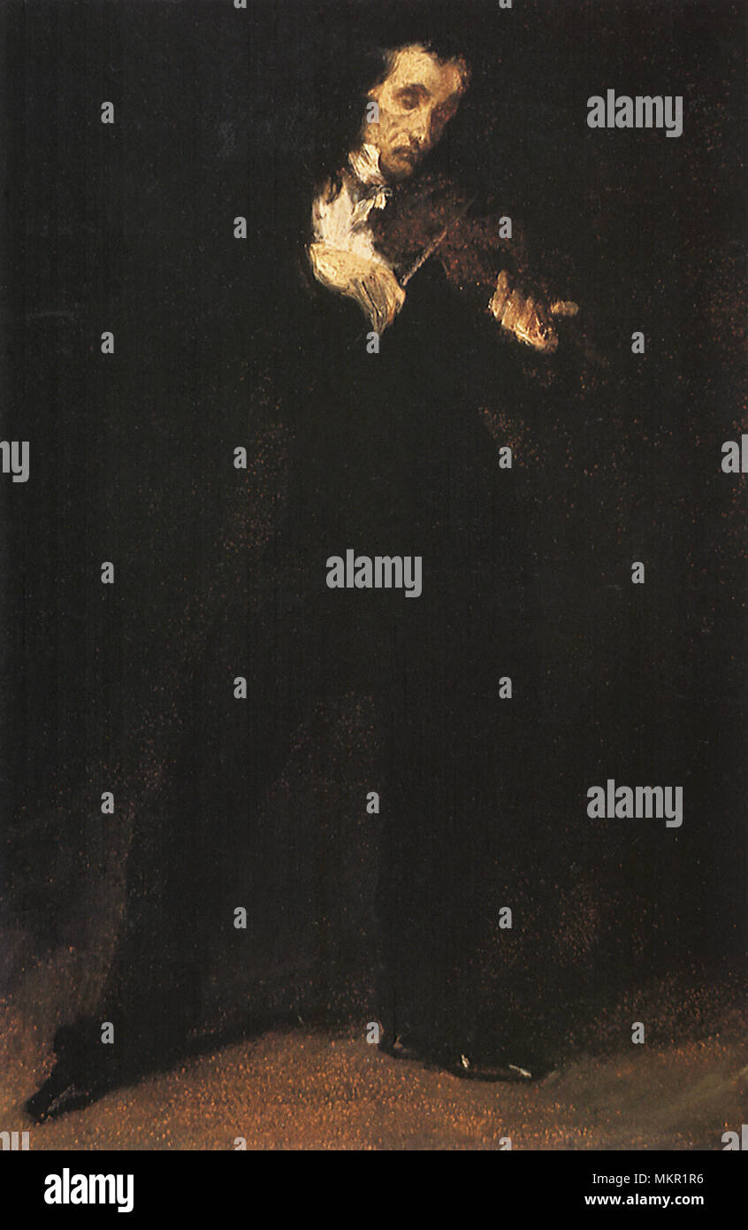 Niccolò Paganini Foto Stock