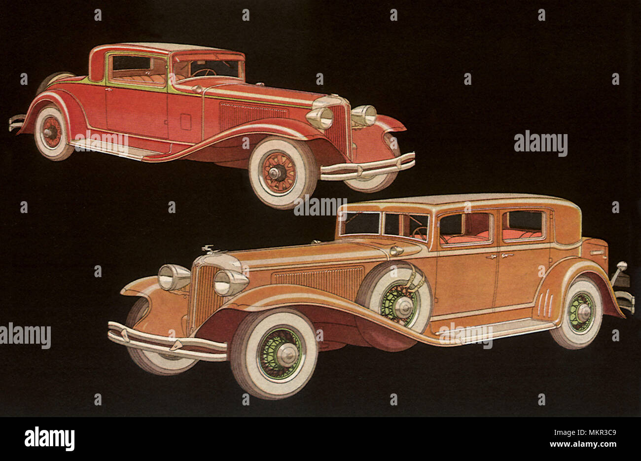 1931 Chrysler dritto otto e otto imperiale Foto Stock