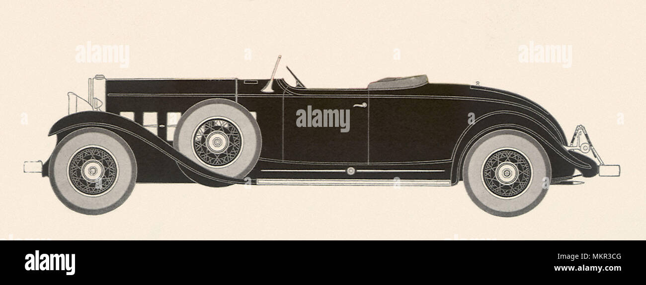 1931 Cadillac V-12 Foto Stock