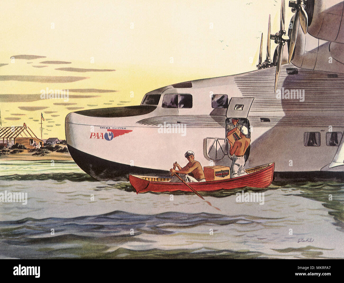 Clipper dirigibile Foto Stock