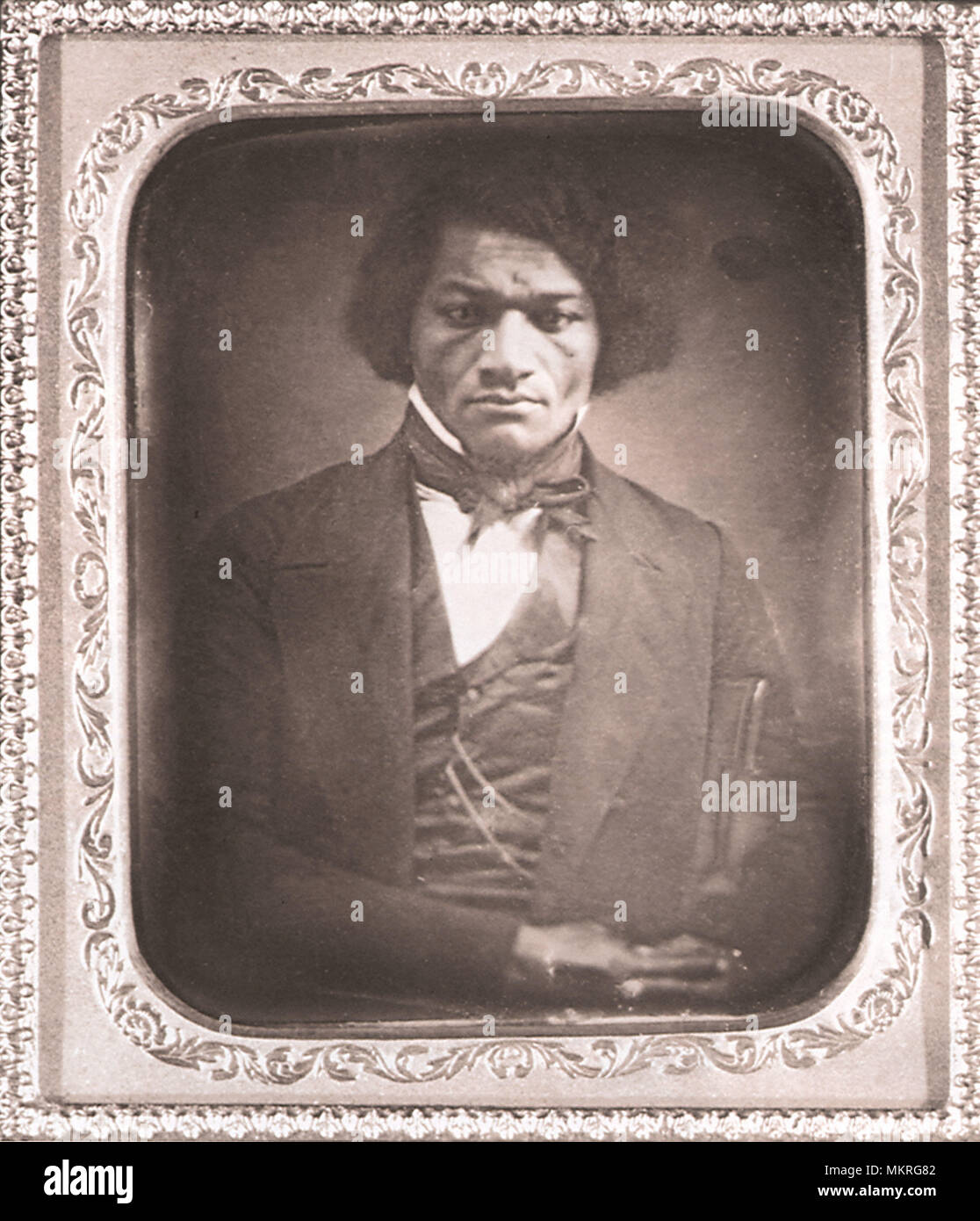 Frederick Douglass, slave che emancipare se stesso 1850 Foto Stock