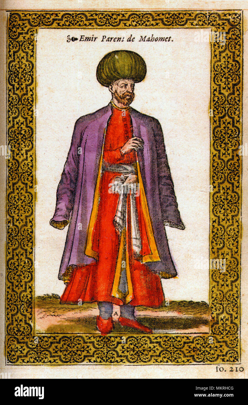 Emir Mahomet, Sultano di Turchia 1567 Foto Stock