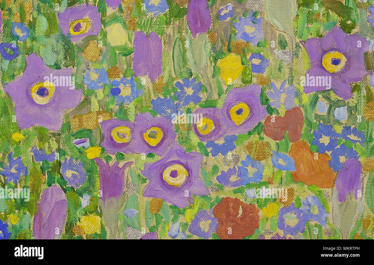 Dettagli da Gustav Klimt 'Il Bacio' Foto Stock